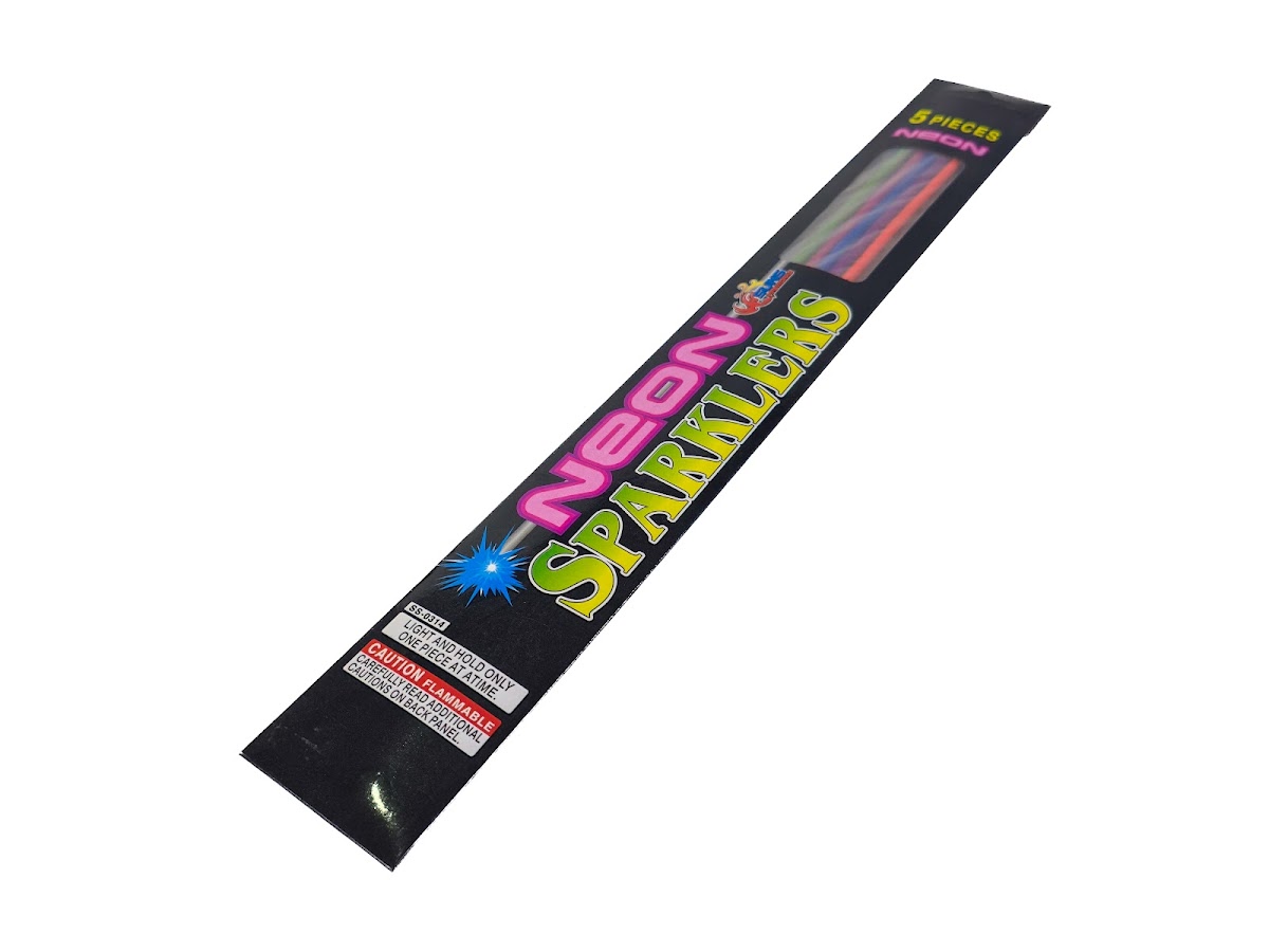 18" Neon Sparklers
