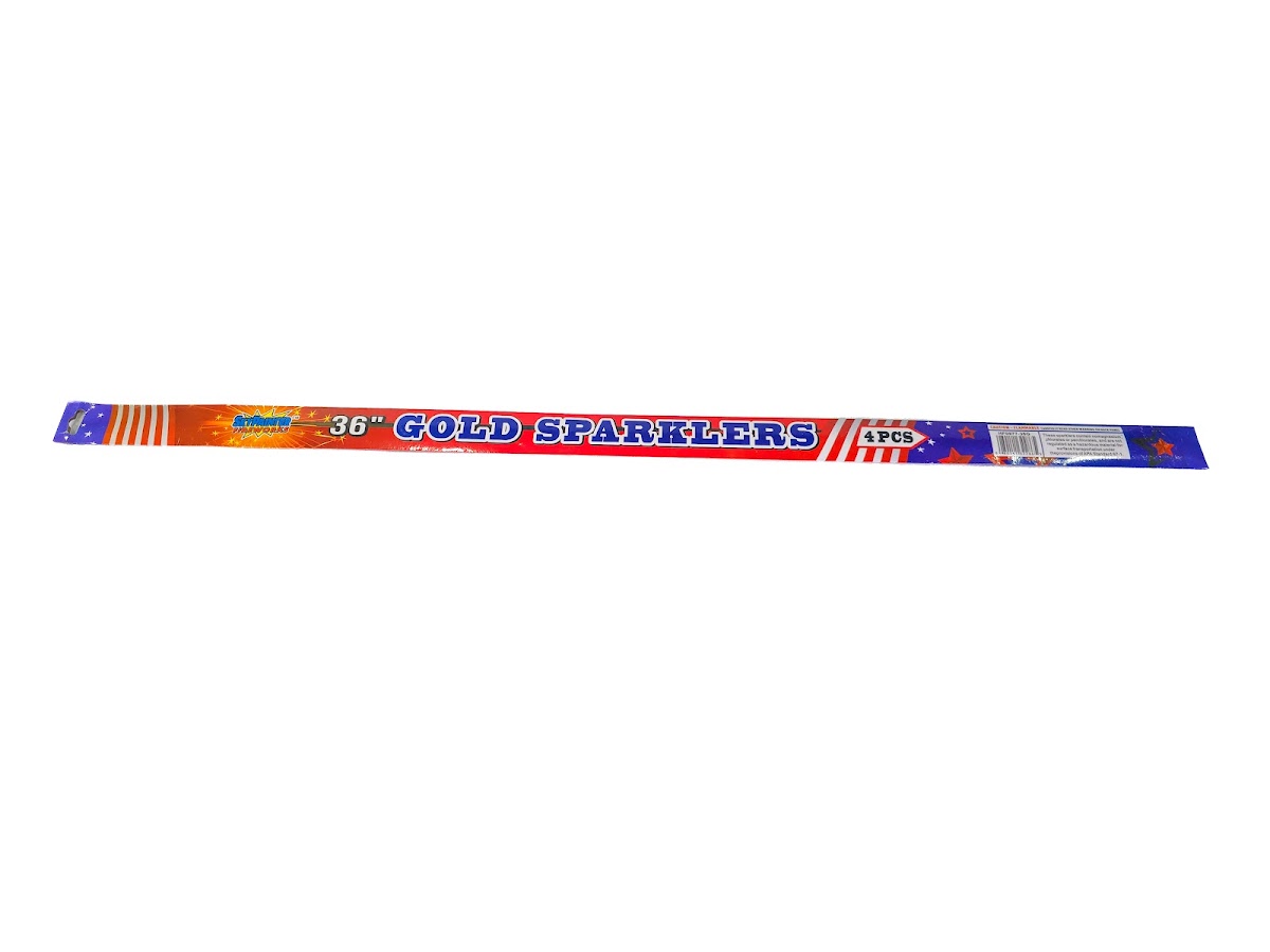 36" Gold Sparklers (HF)